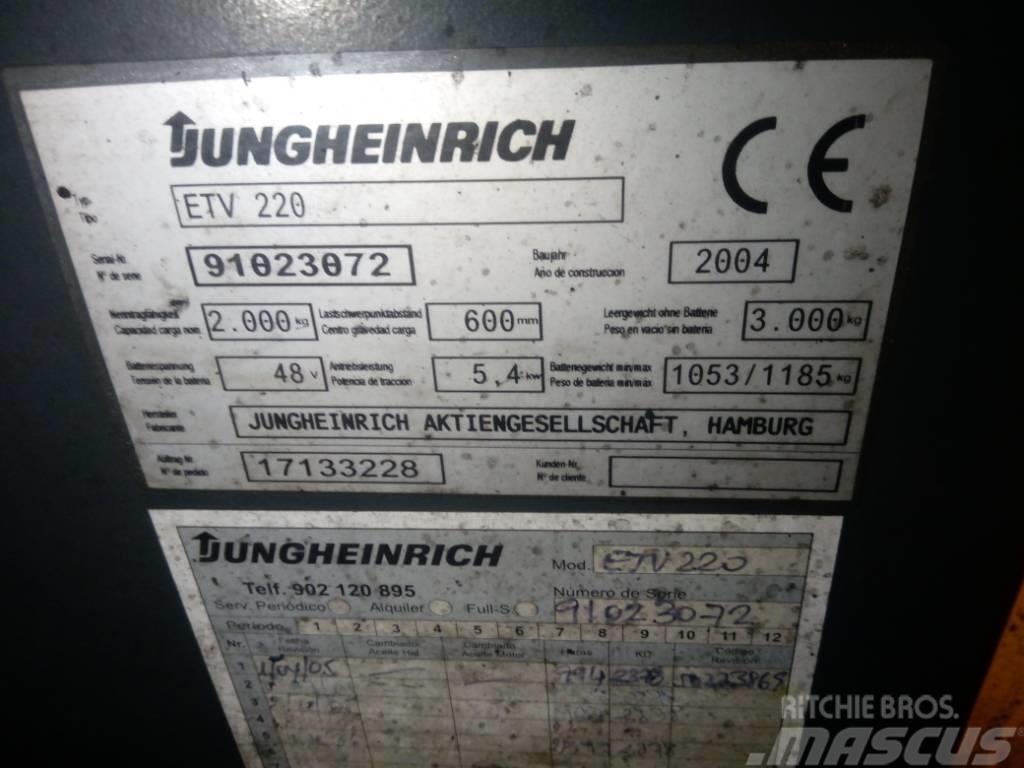 Jungheinrich ETV 220 Stivuitor cu catarg retractabil