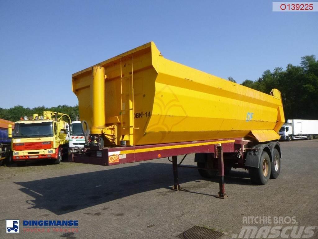 ATM Tipper trailer steel 28 m3 Semi-remorca Basculanta