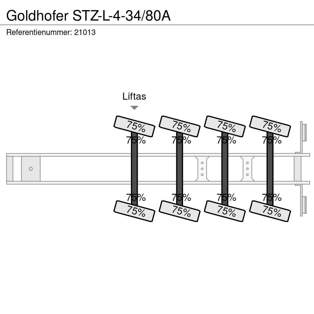 Goldhofer STZ-L-4-34/80A Semi-remorca agabaritica