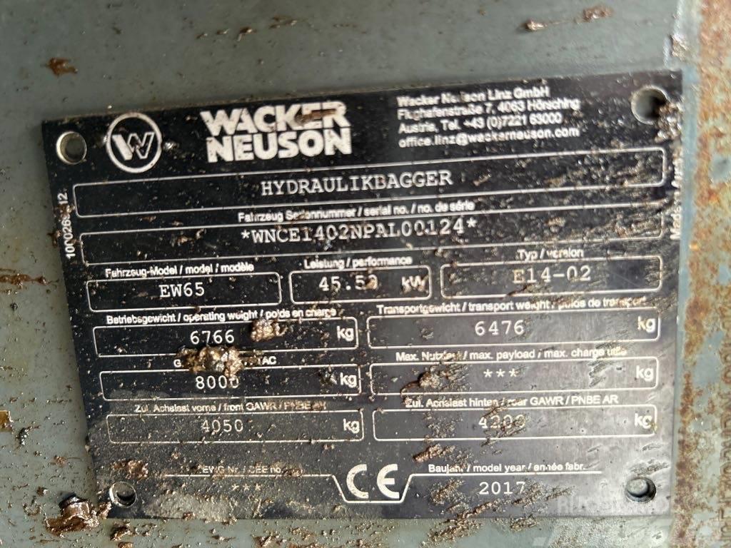 Wacker Neuson EW65 Excavatoare cu roti