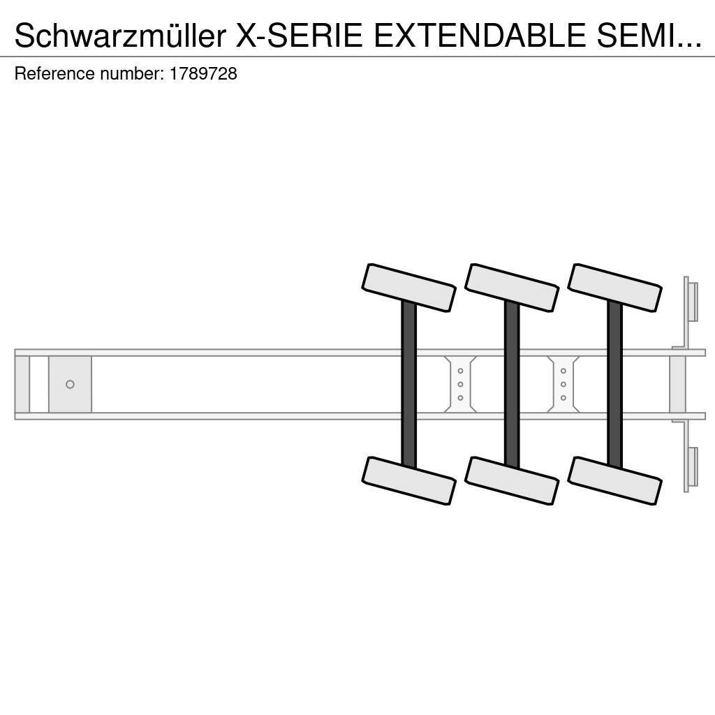 Schwarzmüller X-SERIE EXTENDABLE SEMI LOWLOADER/DIEPLADER/TIEFLA Semi-remorca agabaritica