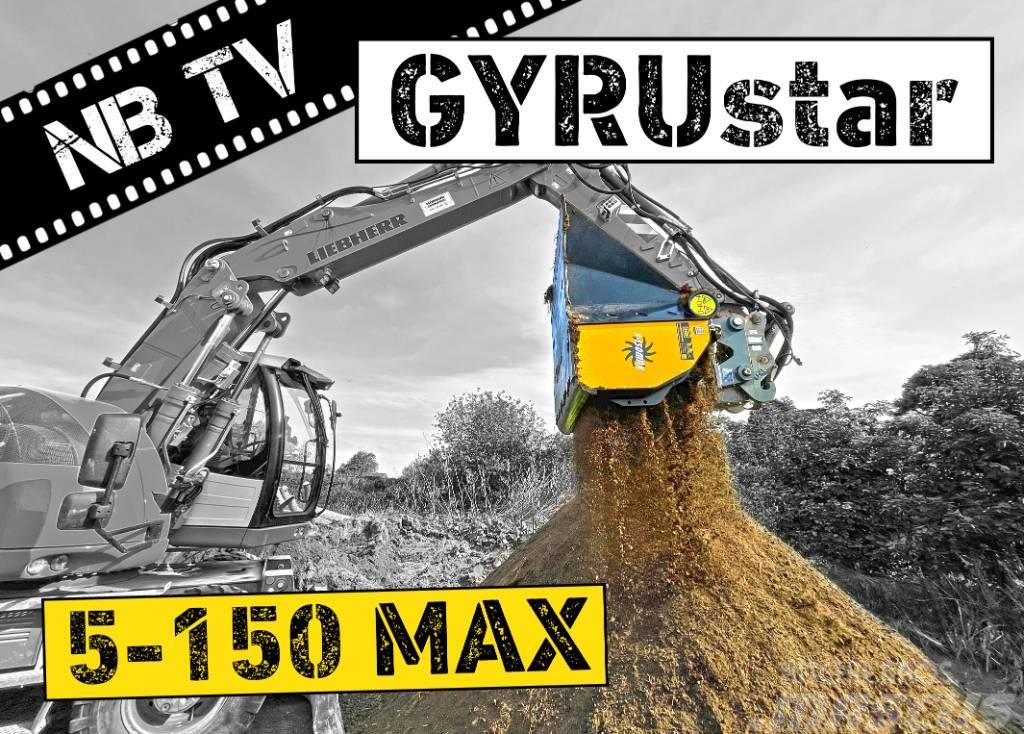Gyru-Star  5-150MAX | Siebschaufel Radlader, Bagger Pistoane