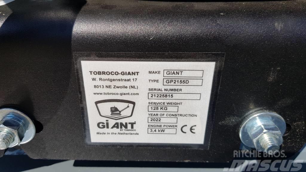 GiANT trilplaat GP2155D Compactoare sol