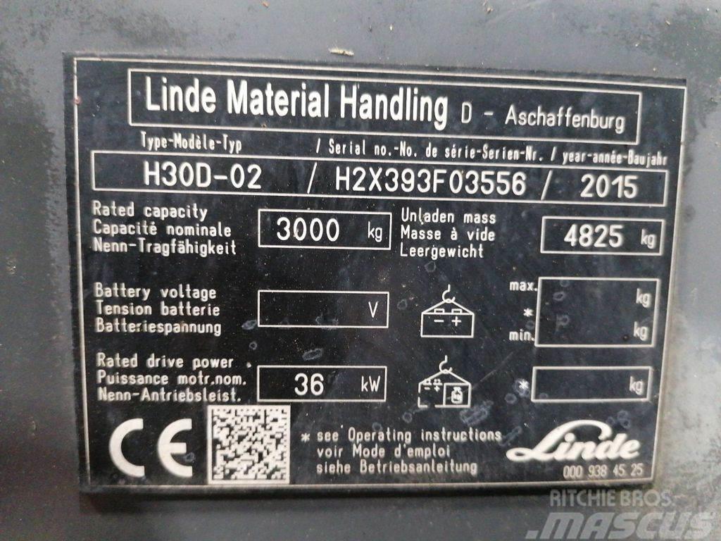 Linde H30D-02 Stivuitor diesel