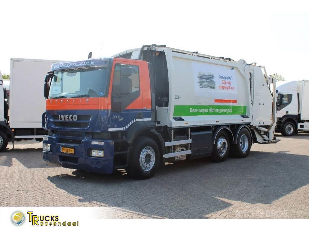 Iveco Stralis 270 CNG + GARBAGE + EURO 5 + 6X2 + RETARDE Camion de deseuri