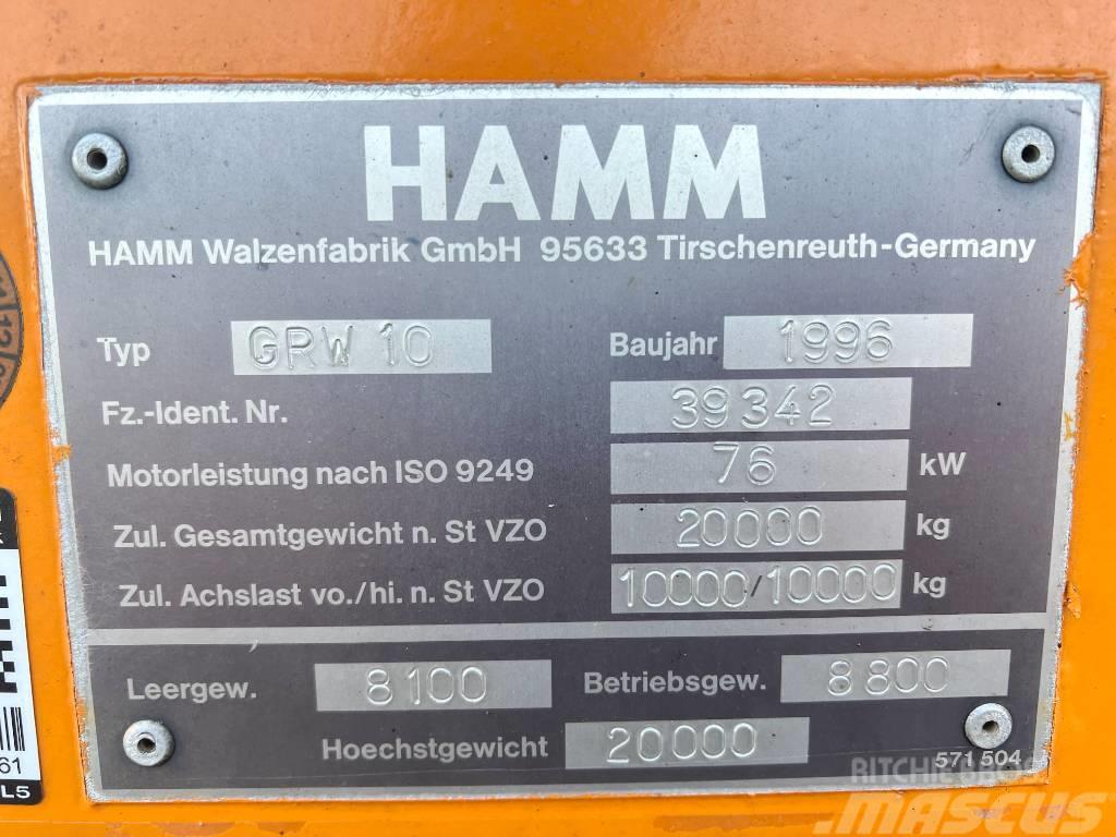 Hamm GRW 10 Good Working Condition Cilindri compactori cu roti