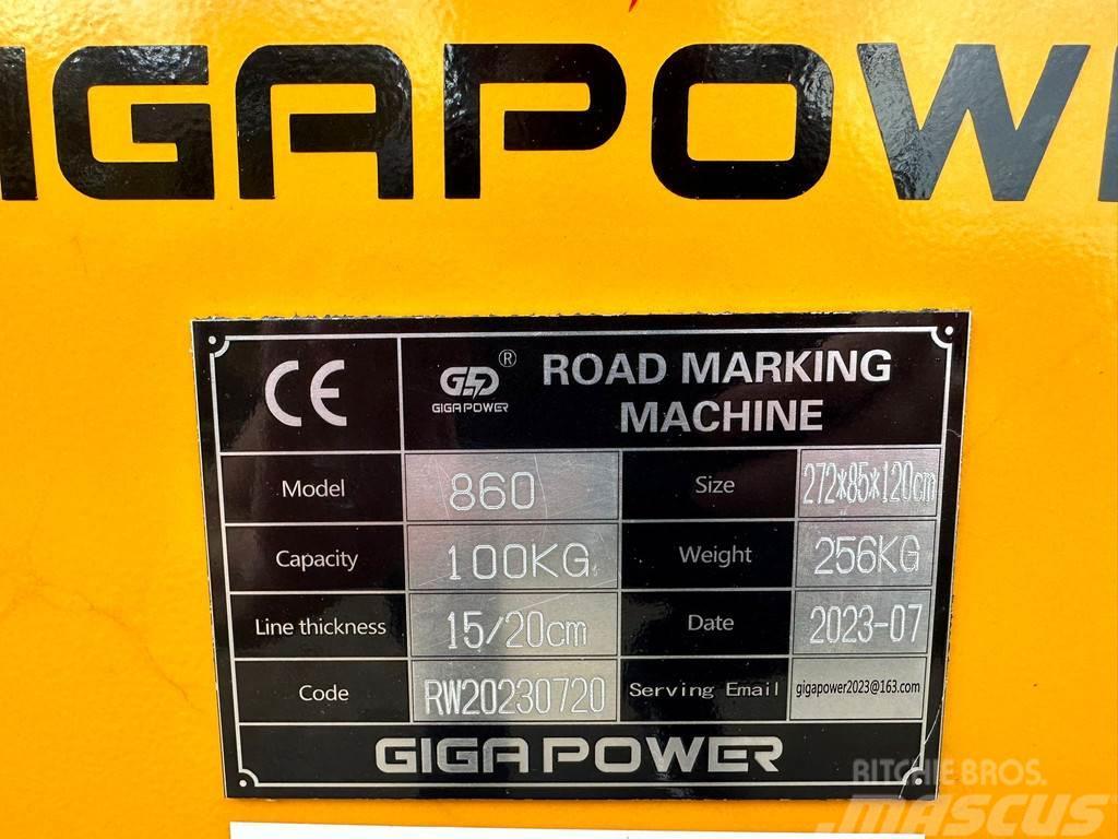  Giga power Road Marking Machine Utilaje asfalt cu freze reci