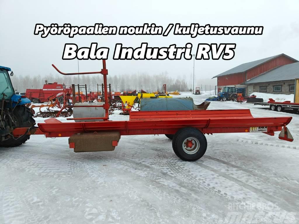 Bala Industri RV5 paalivaunu - VIDEO Remorci de ambalat
