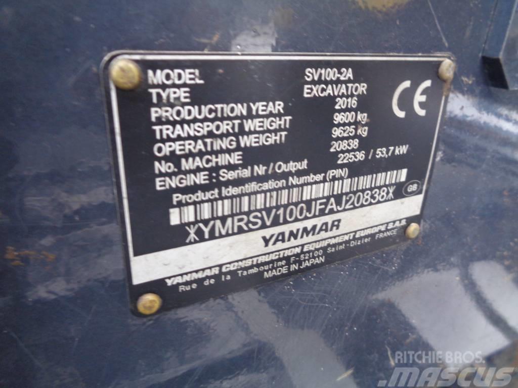 Yanmar SV 100-2 Excavatoare 7t - 12t