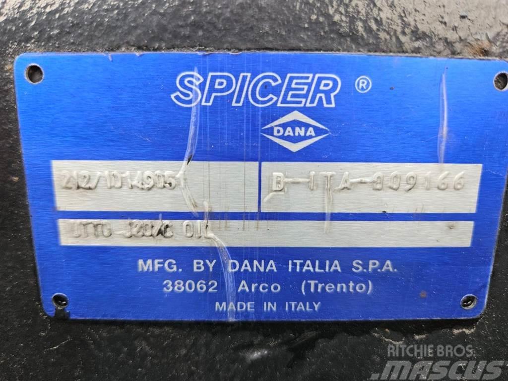 Spicer Dana 212/10149051 - Axle/Achse/As Axe