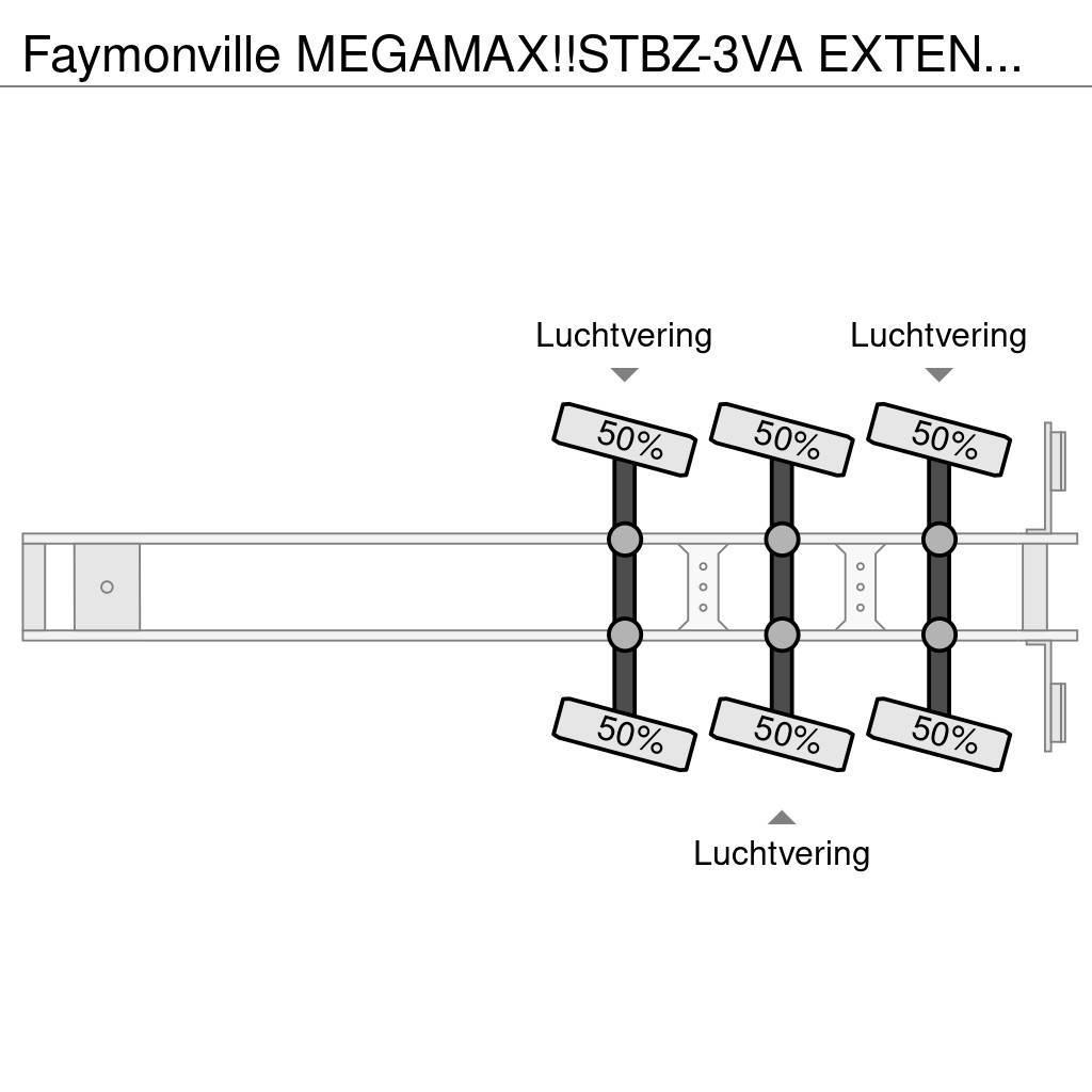 Faymonville MEGAMAX!!STBZ-3VA EXTENDABLE! REMOVABLE NECK!3x St Semi-remorca agabaritica
