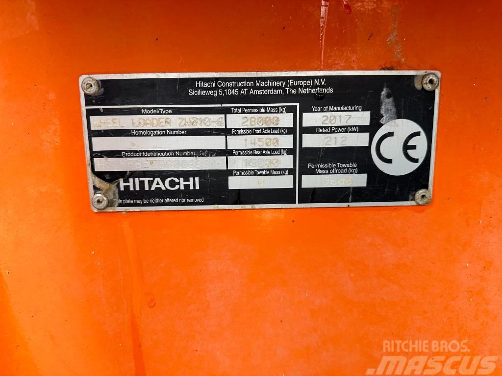Hitachi ZW  310-6 Wagge Incarcator pe pneuri