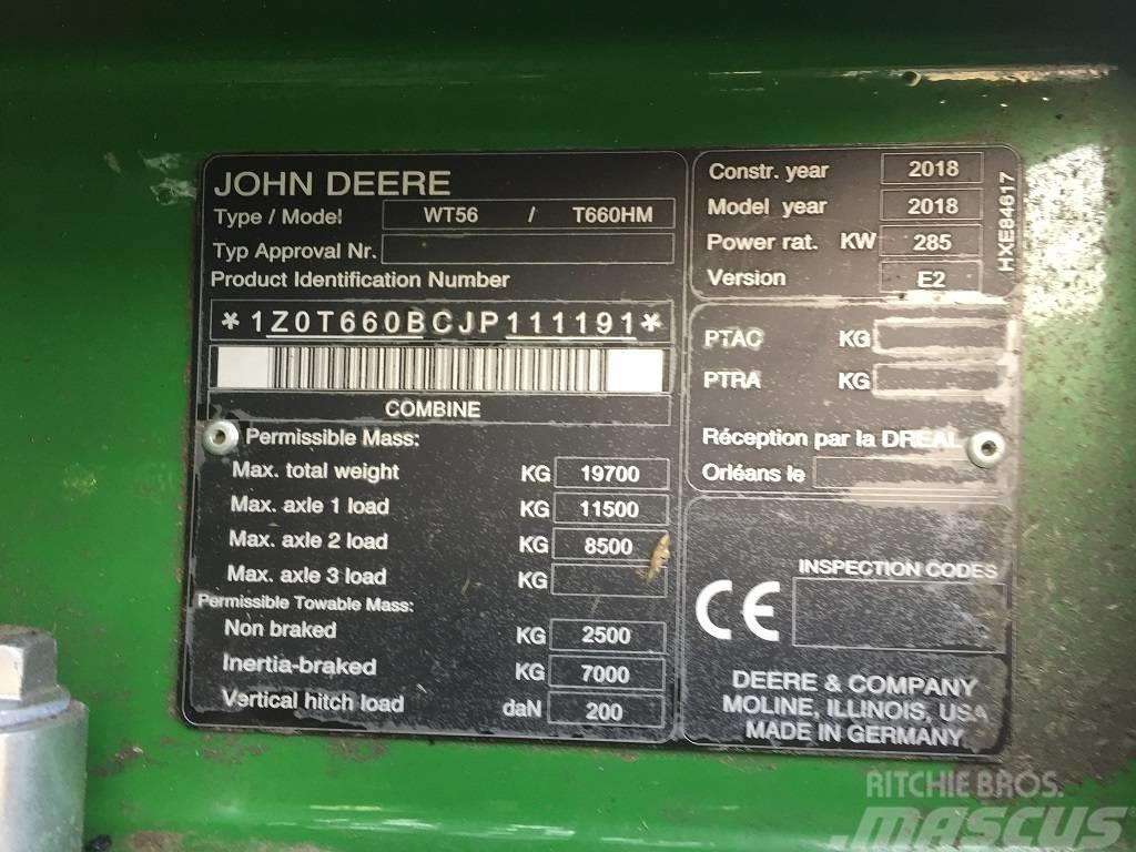 John Deere T 660 Combine de secerat