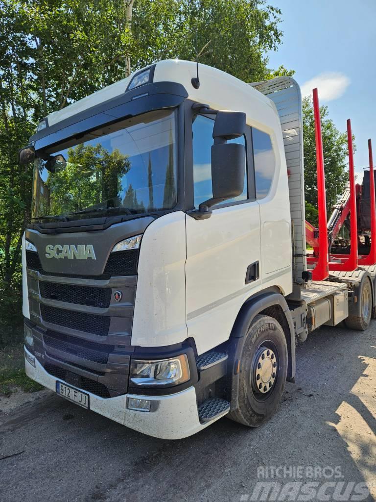 Scania 500 R Camion pentru lemne