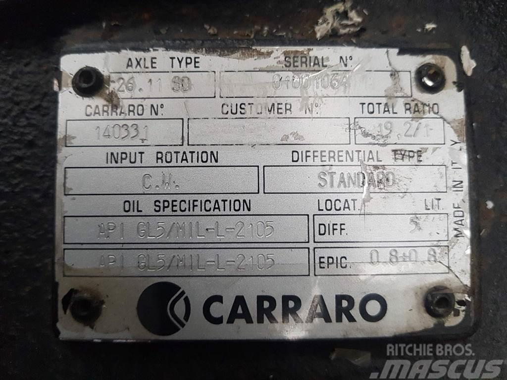 Carraro 26.11SD-140331-Axle/Achse/As Axe