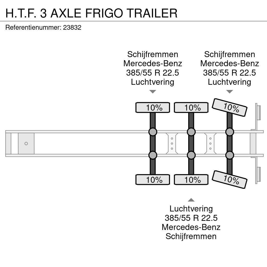  H.T.F. 3 AXLE FRIGO TRAILER Semi-remorci cu temperatura controlata