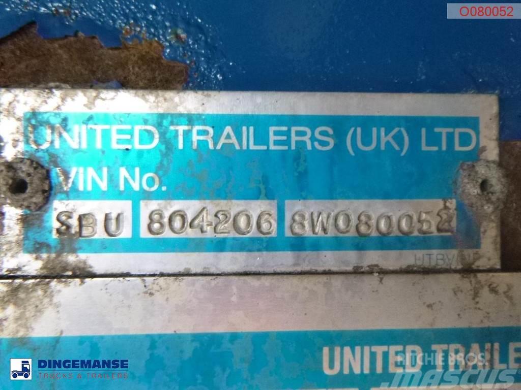 United TRAILERS Tipper trailer alu 52 m3 + tarpaulin Semi-remorca Basculanta