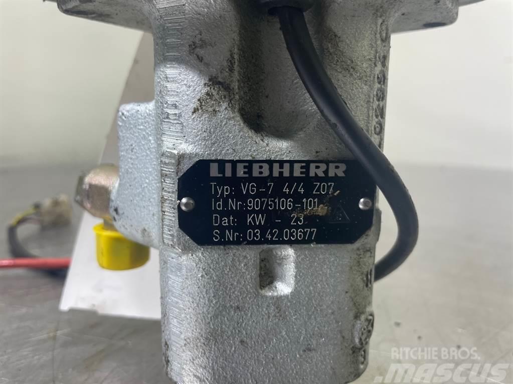 Liebherr A316-9075106/9200621-Servo valve/Servoventil Hidraulice
