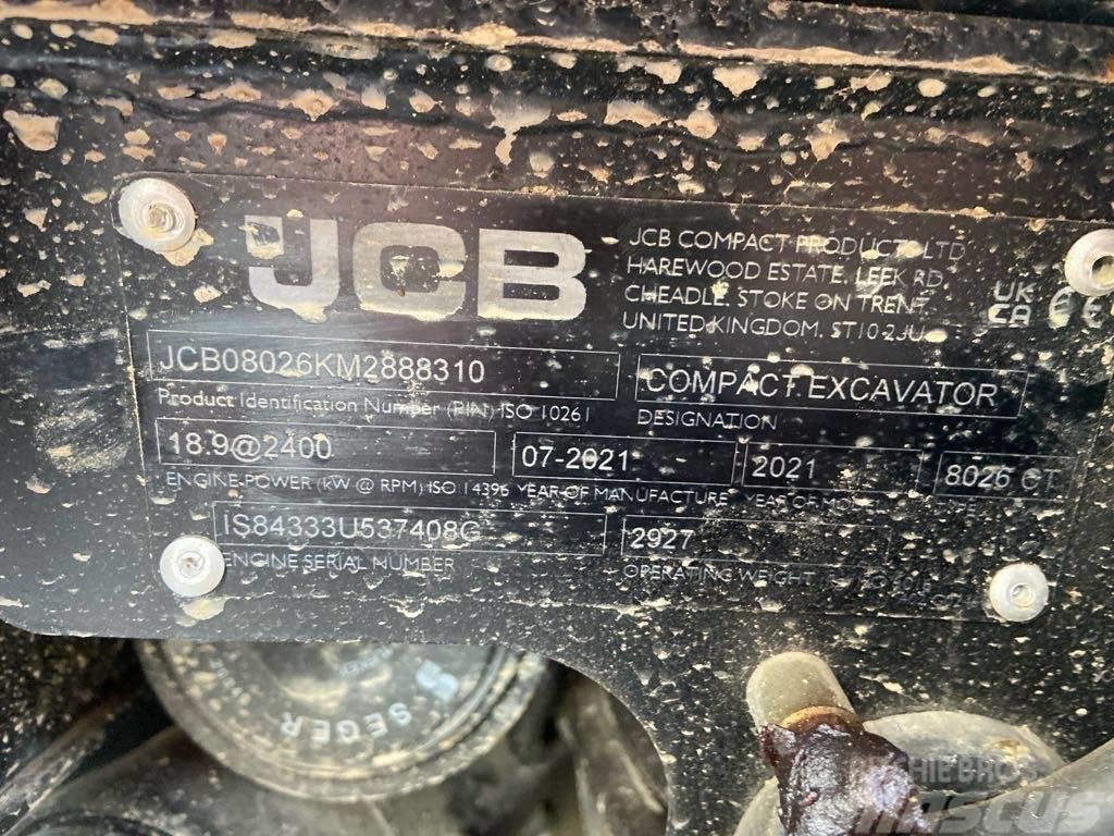 JCB 8026CTS Excavatoare pe senile