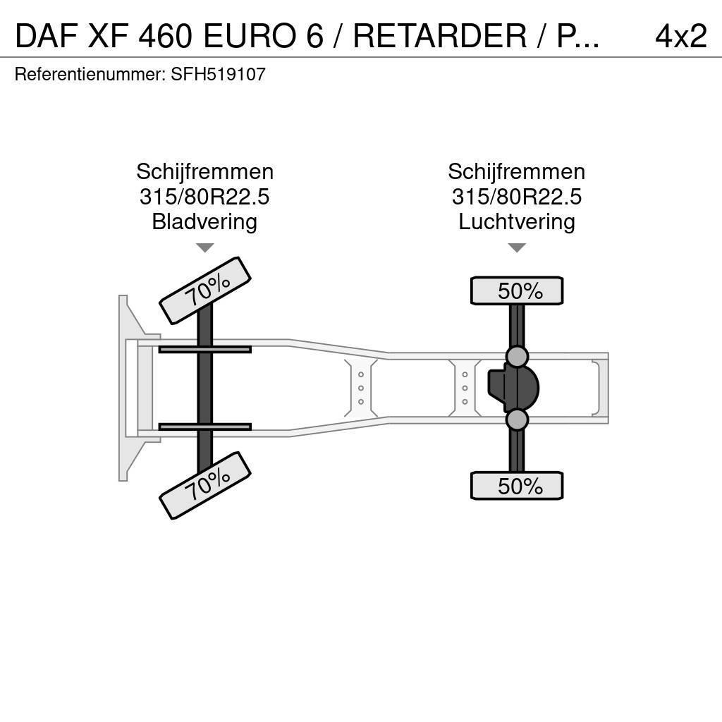 DAF XF 460 EURO 6 / RETARDER / PTO / AIRCO Autotractoare