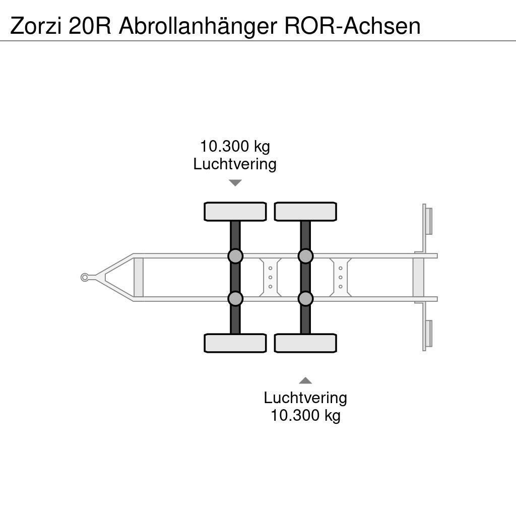 Zorzi 20R Abrollanhänger ROR-Achsen Alte remorci