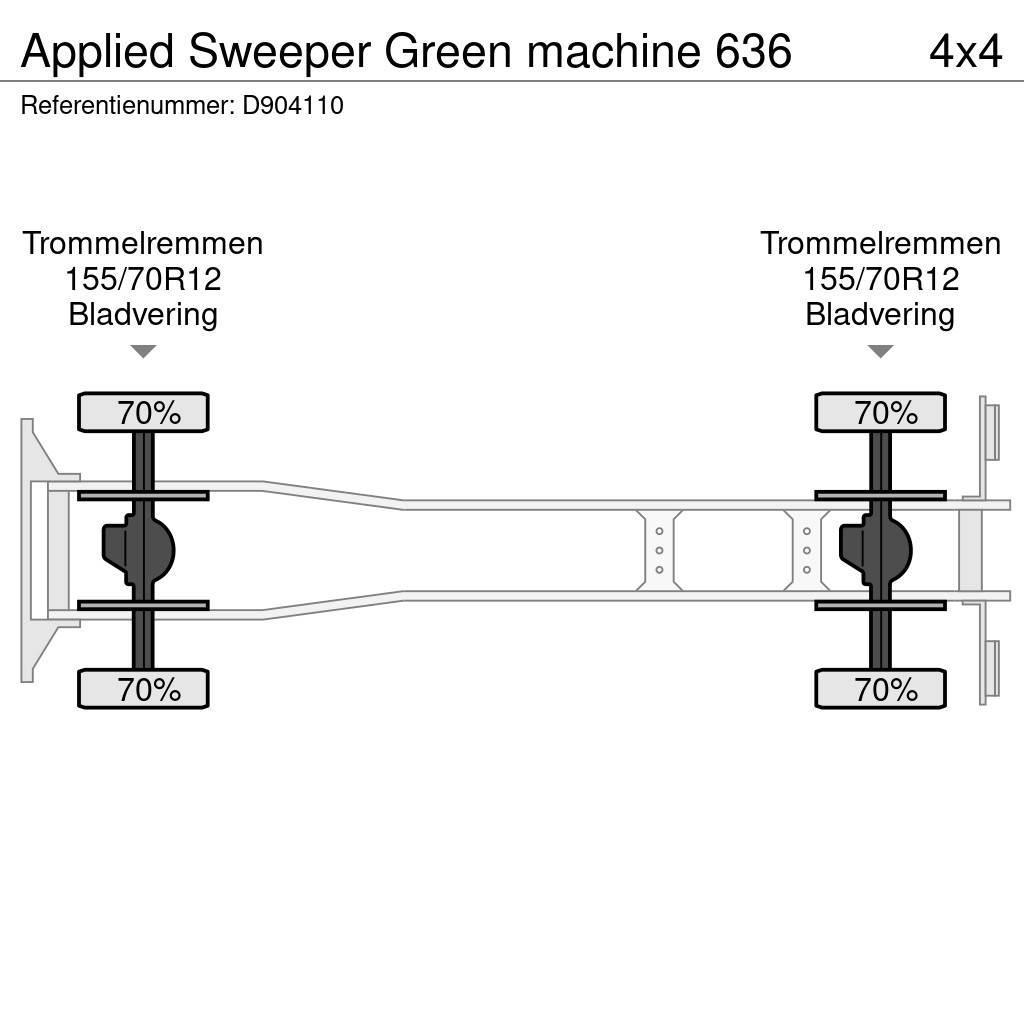 Applied sweeper Green machine 636 Camion vidanje