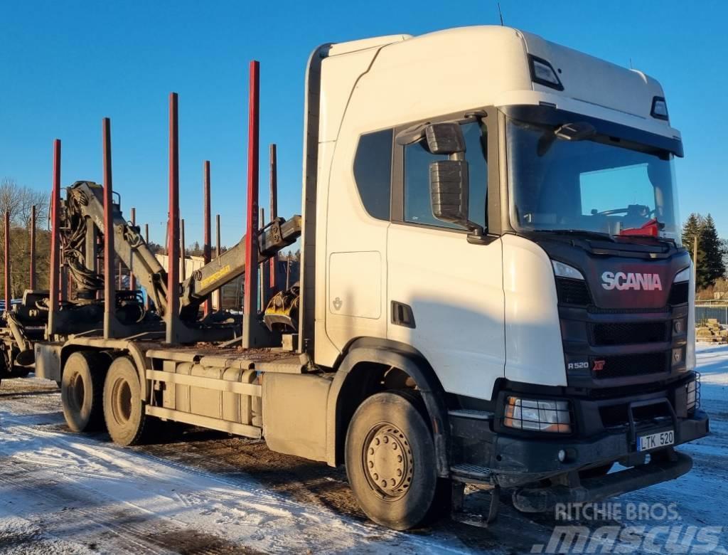 Scania R520 6x4 Camion pentru lemne