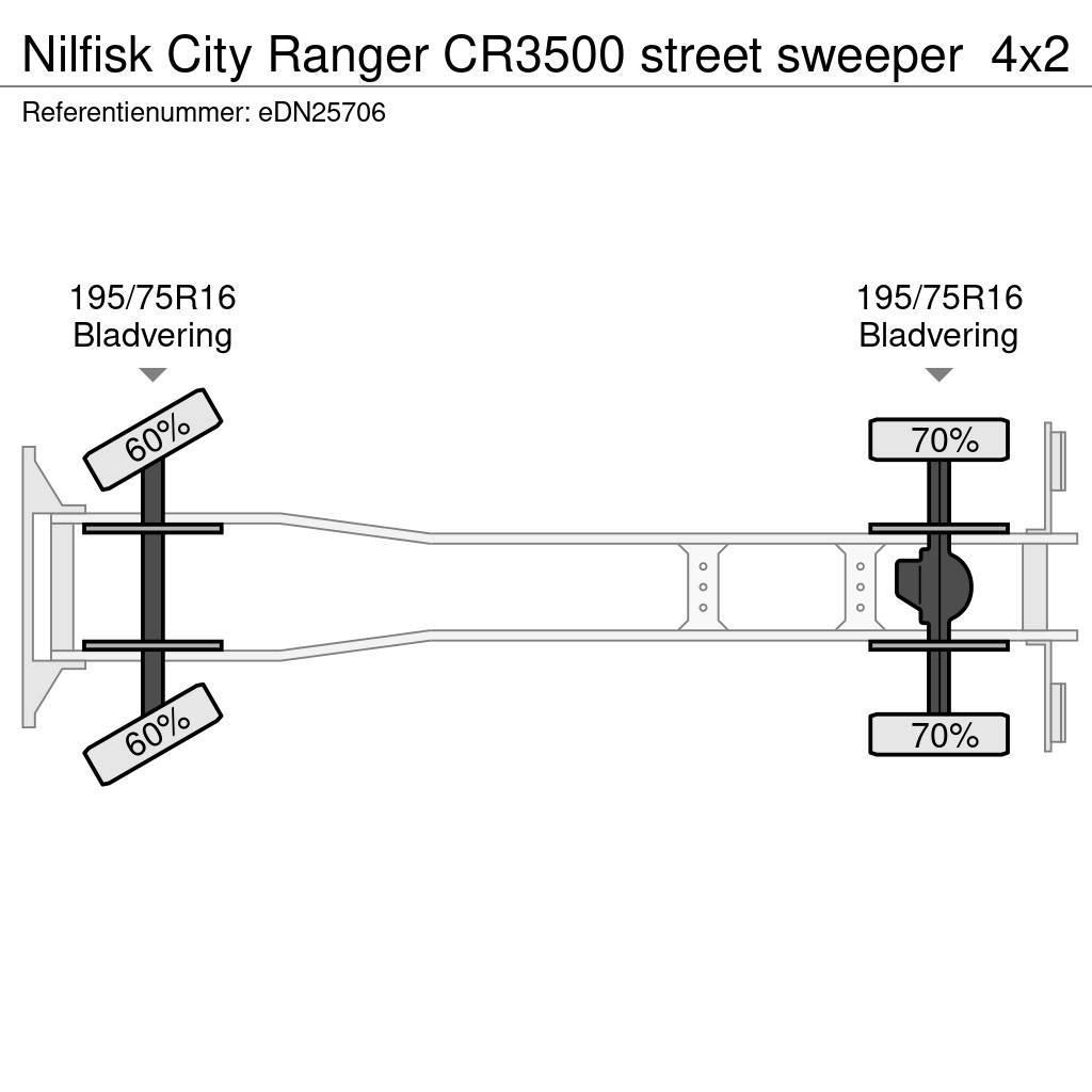 Nilfisk City Ranger CR3500 street sweeper Camion vidanje