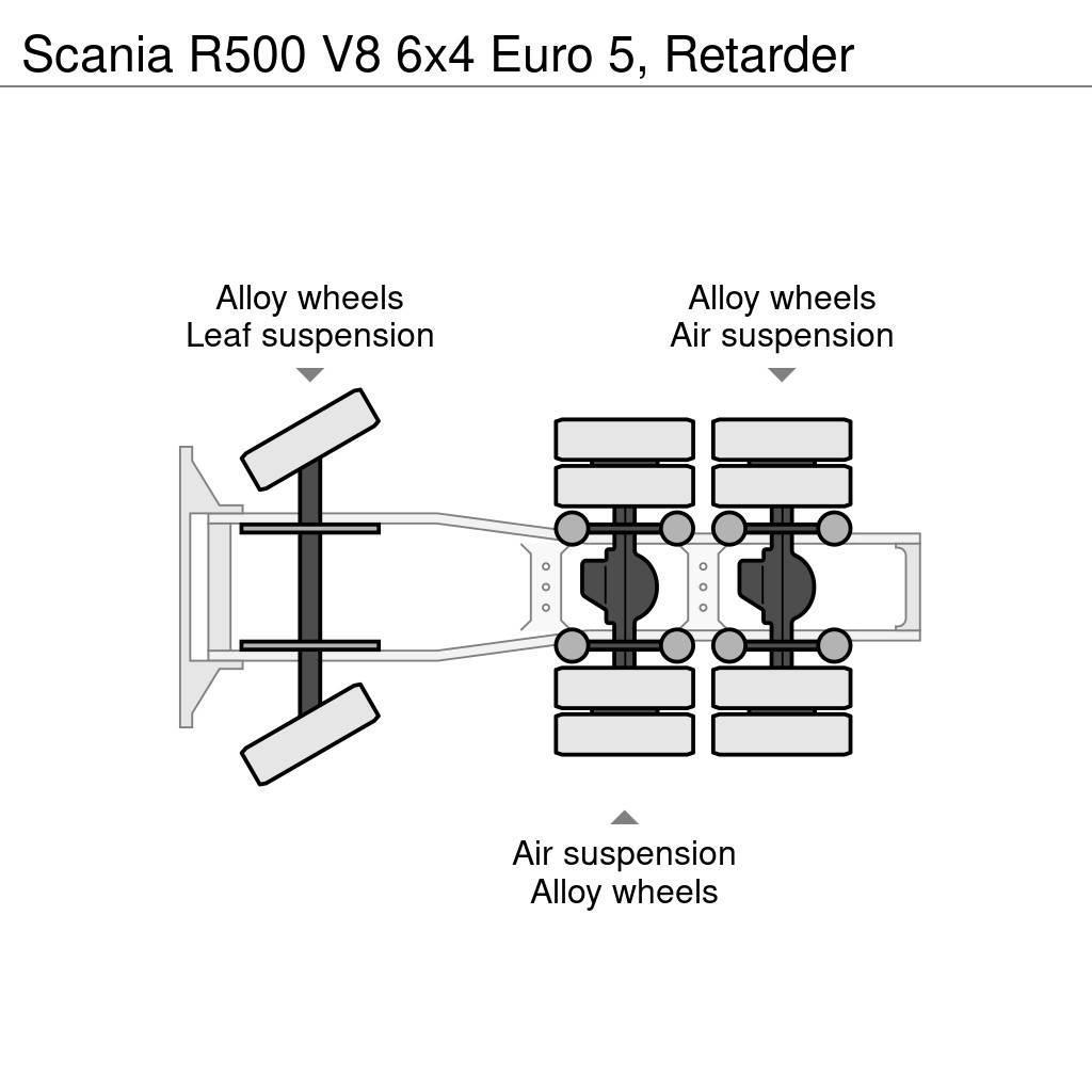 Scania R500 V8 6x4 Euro 5, Retarder Autotractoare