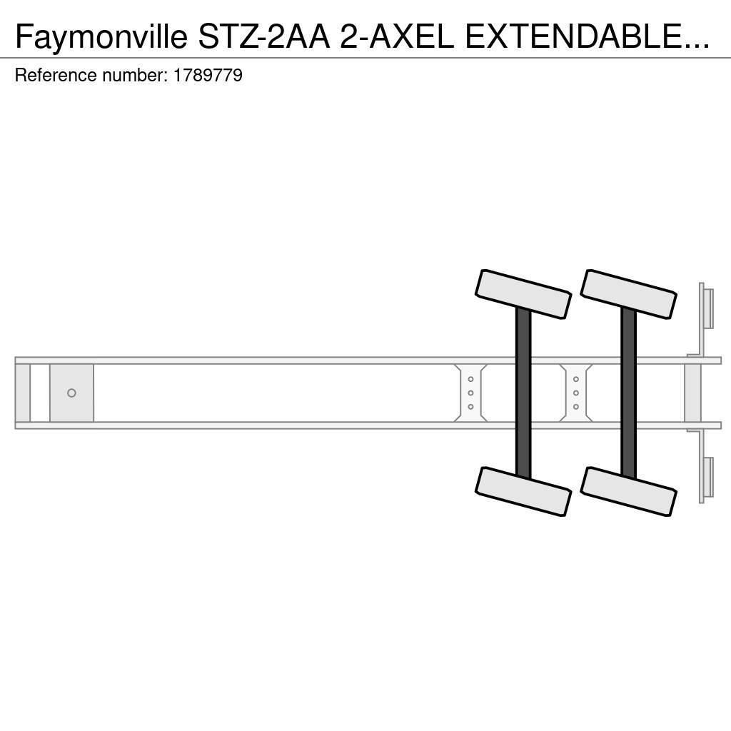 Faymonville STZ-2AA 2-AXEL EXTENDABLE SEMI DIEPLADER/TIEFLADER Semi-remorca agabaritica