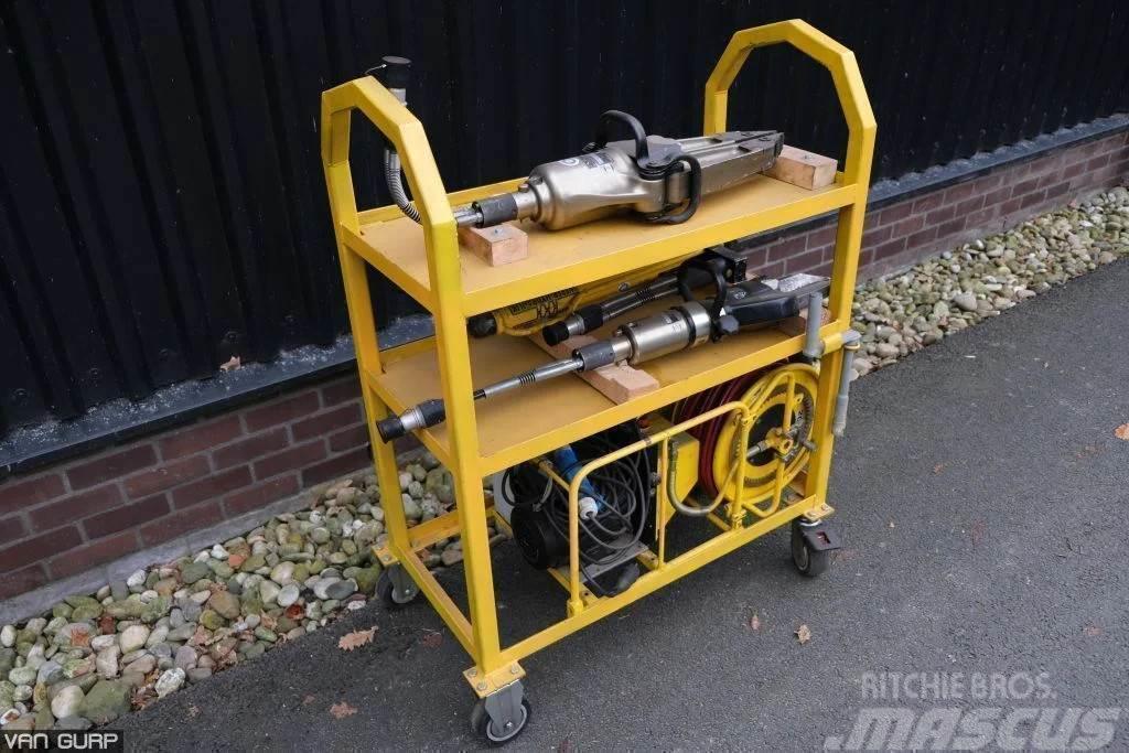 Weber Hydraulic spreader + Power unit + ram + cutter Alte cleme