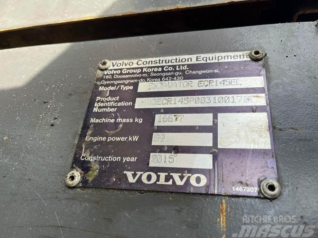 Volvo ECR 145 EL ROTOTILT / NOVATRON 3 D / AC Excavatoare pe senile