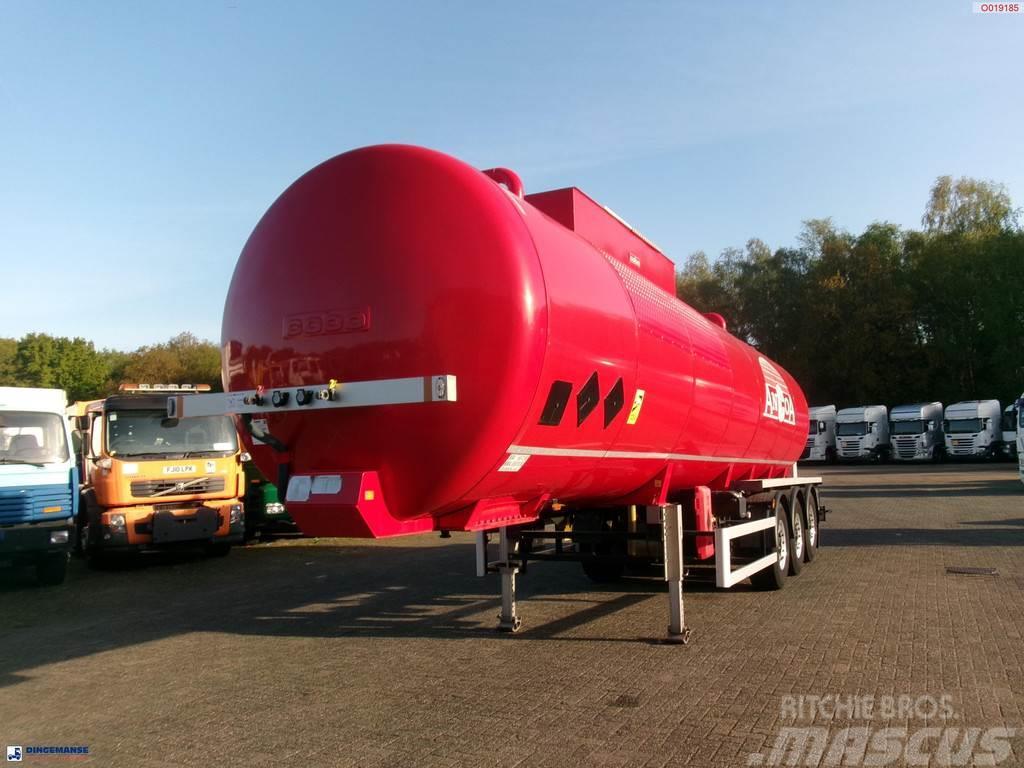 Cobo Bitumen tank inox 34 m3 / 1 comp Cisterna semi-remorci