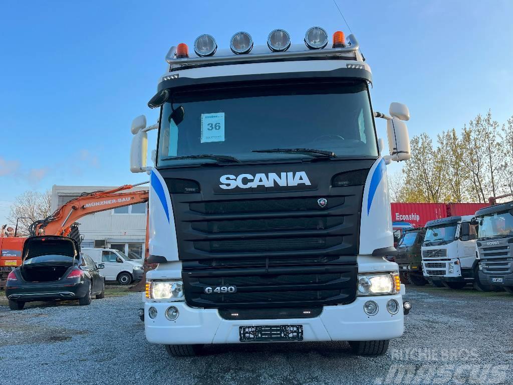 Scania R490LB6X2*4HNB, Euro6, Retarder, Lenkt+Lift Achse Semi-remorci demontabile