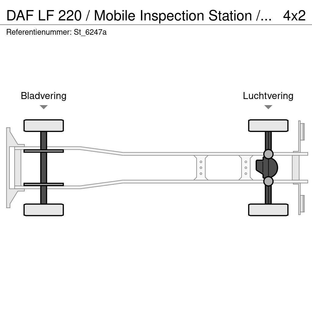DAF LF 220 / Mobile Inspection Station / APK / TUV / M Camioane platforma/prelata
