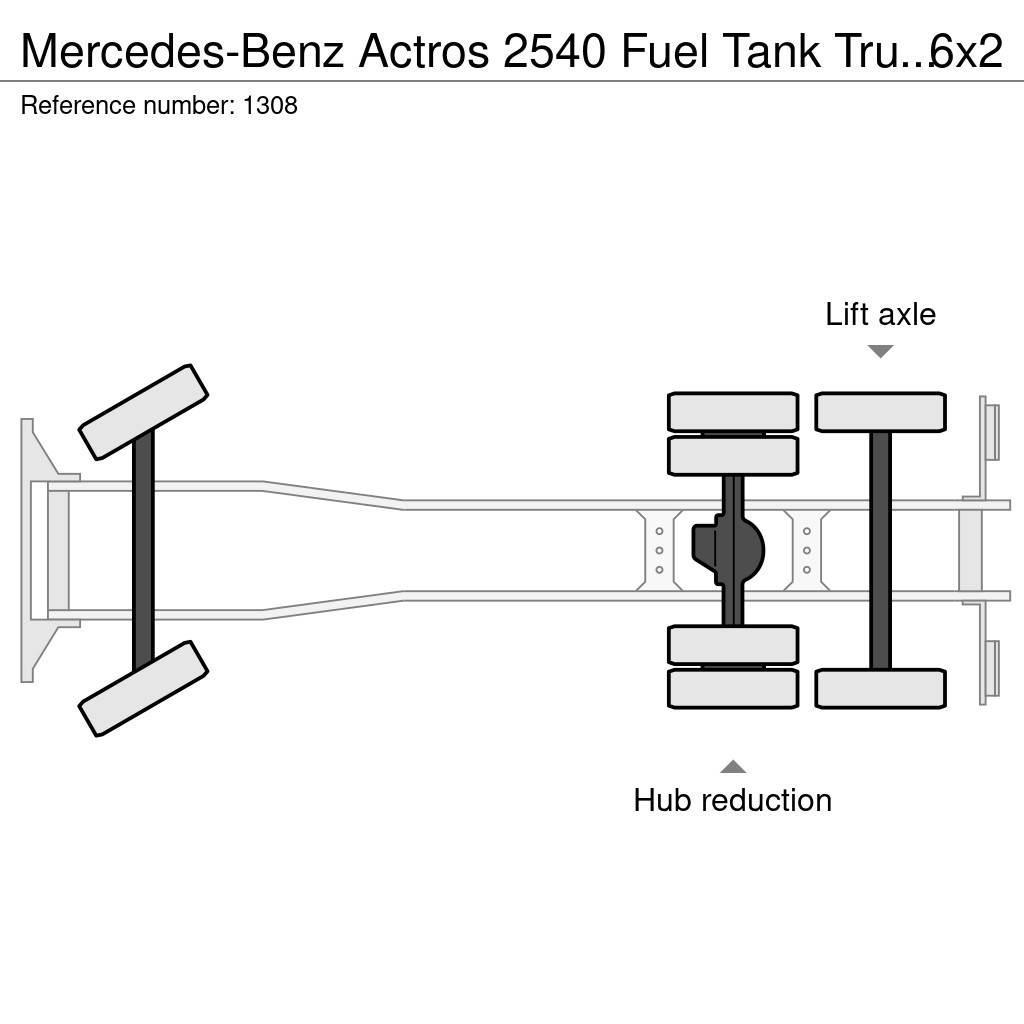 Mercedes-Benz Actros 2540 Fuel Tank Truck 20.700 Liters 6x2 V6 E Cisterne