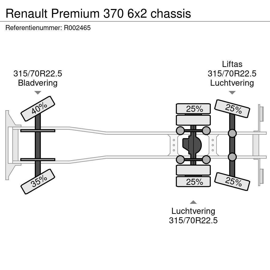 Renault Premium 370 6x2 chassis Camion cabina sasiu
