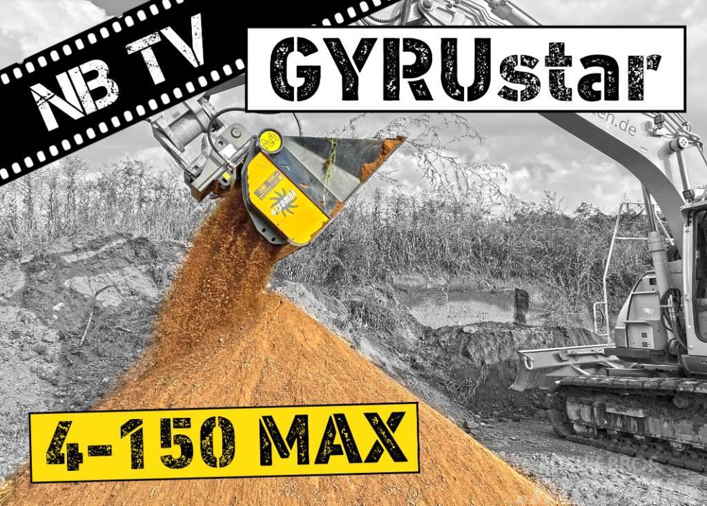 Gyru-Star 4-150MAX (opt. Verachtert CW40, Lehnhoff) cupa de excavat cu cernere
