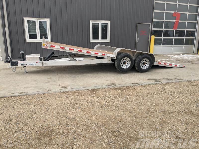  82 x 18' Aluminum Hydraulic Tilt Deck Trailer 82 x Remorci transport vehicule