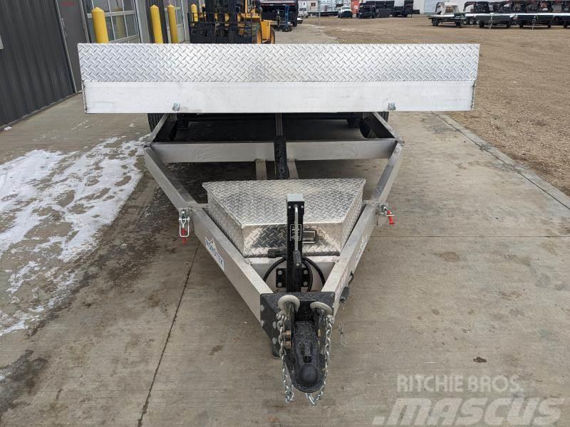  82 x 18' Aluminum Hydraulic Tilt Deck Trailer 82 x Remorci transport vehicule