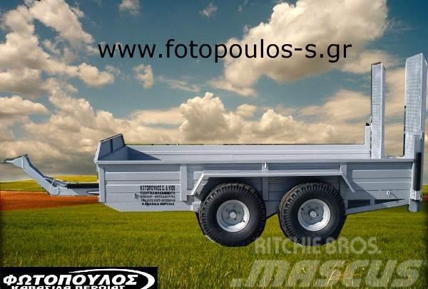 Fotopoulos Καρότσα μεταφοράς μηχανημάτων Remorci transport vehicule