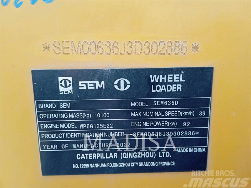 SEM MACHINERY SEM636D Incarcator pe pneuri