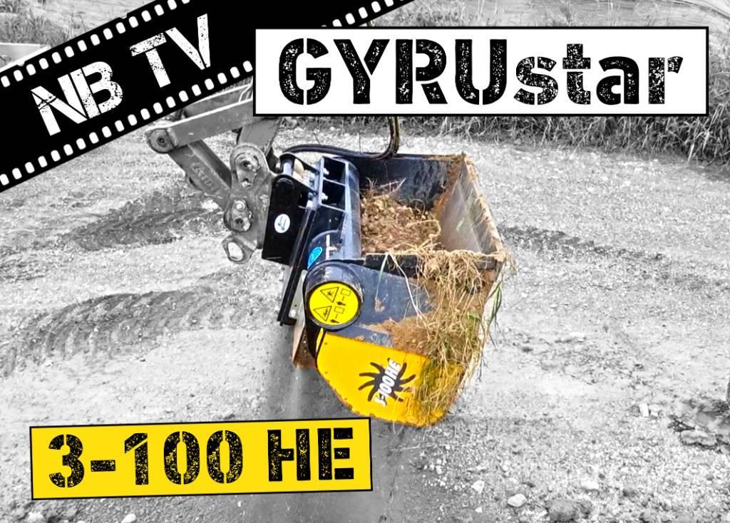 Gyru-Star 3-100HE (opt. Lehnhoff MS03, Verachtert) cupa de excavat cu cernere