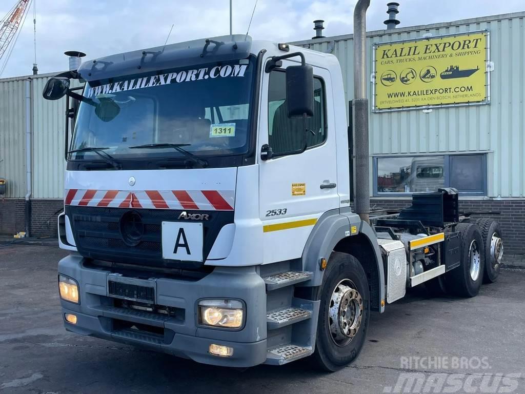 Mercedes-Benz Axor 2533 6x2 EPS 3 Pedals Chassis Cab Good Condit Camion cabina sasiu