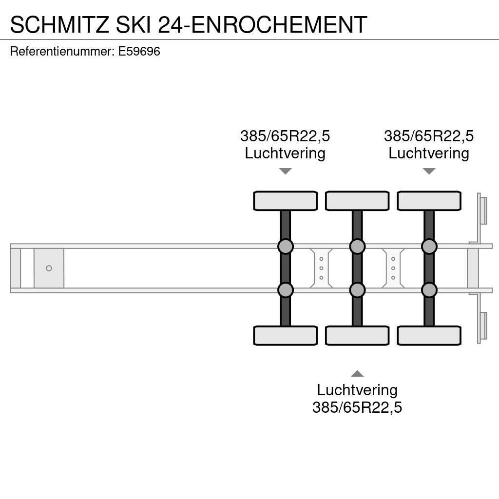 Schmitz Cargobull SKI 24-ENROCHEMENT Semi-remorca Basculanta