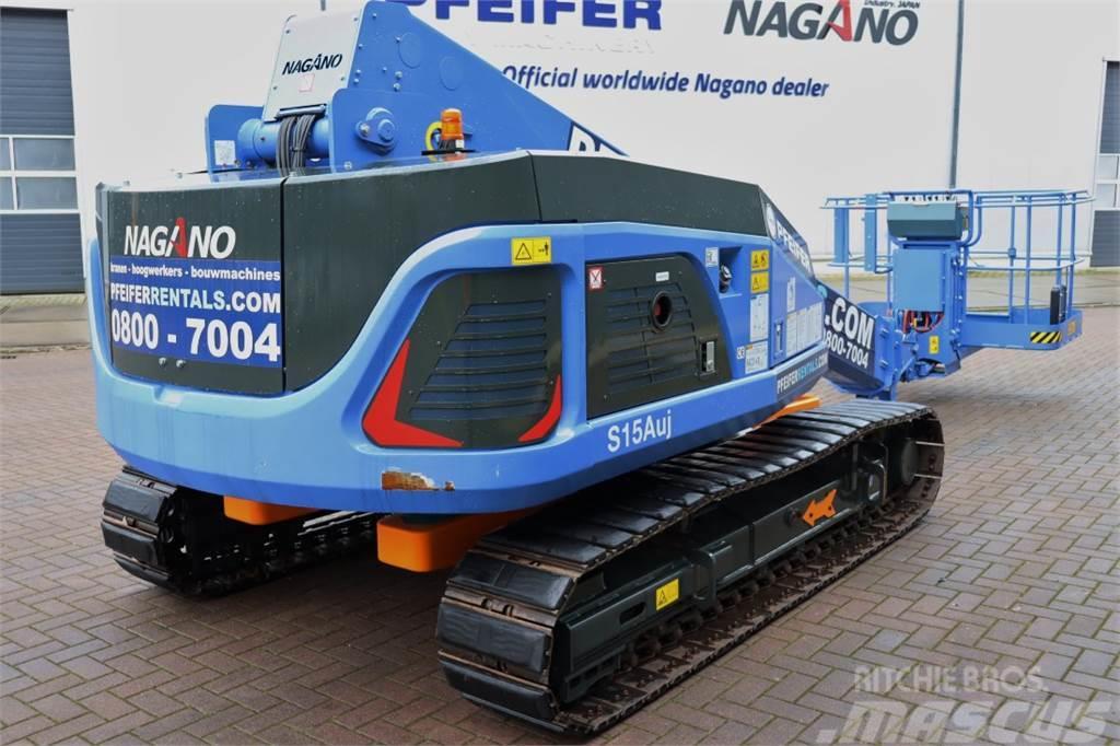 Nagano S15AUJ Valid inspection, *Guarantee! Diesel, 15 m Nacele cu brat telescopic