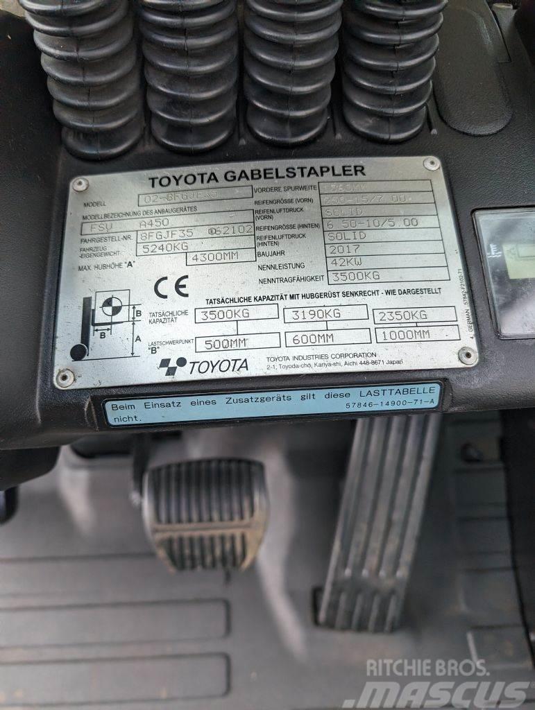 Toyota 8FGJF35 // Triplex // containerfähig Stivuitor GPL