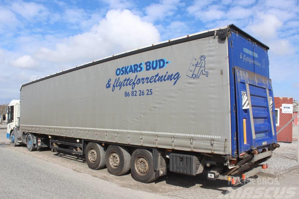 Schmitz Cargobull 3 akslet gardin trailer med lift - skyde/hævetag Semi-remorca speciala