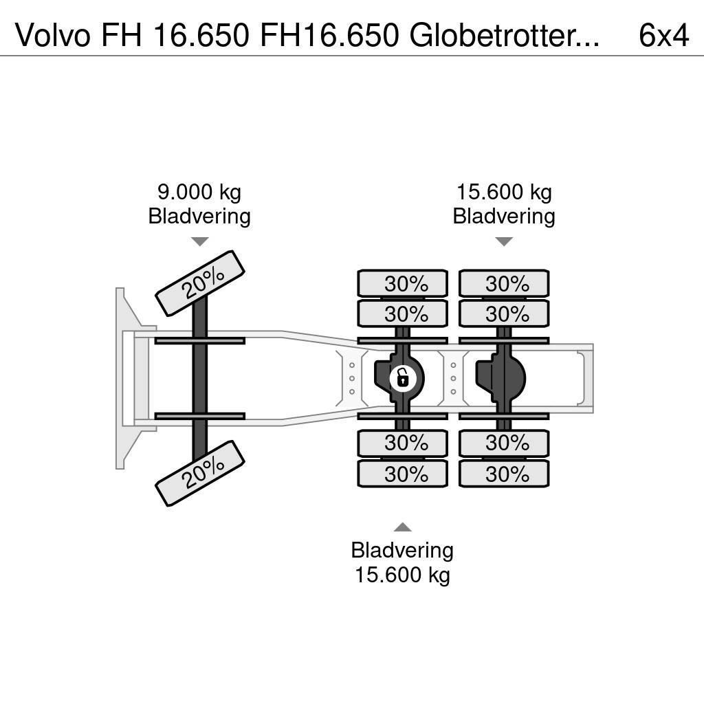 Volvo FH 16.650 FH16.650 Globetrotter EU6 VEB 200Ton Autotractoare