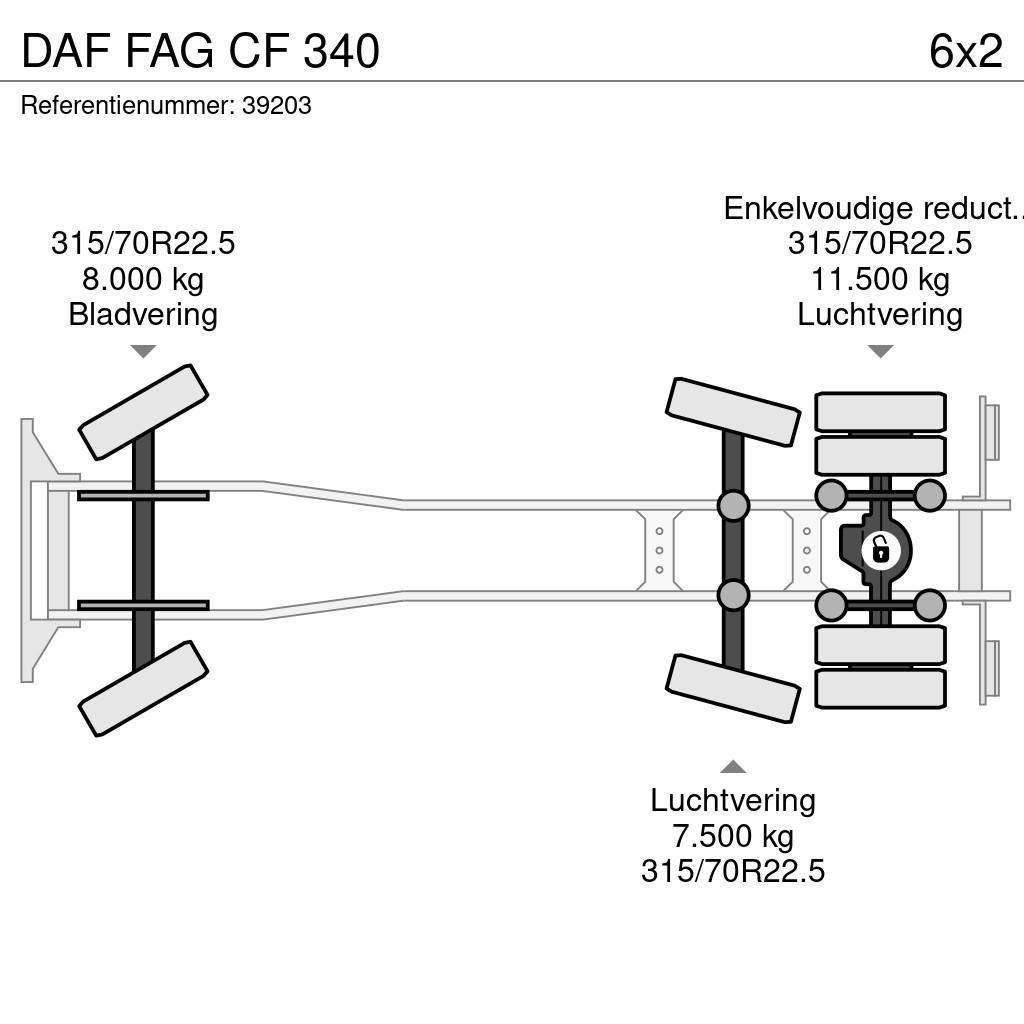 DAF FAG CF 340 Camion de deseuri